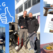 Erfolge gemeinsam feiern - Wir gratulieren Caio Costa zur bestandenen Gesellenprüfung als Maschinen- & Anlagenführer. Da grillt sogar der Chef persönlich!