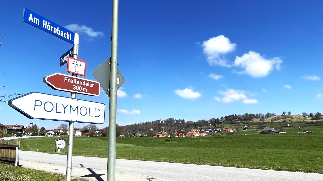 Von DELO in Windach zu POLYMOLD nach Pähl: Hier 1 MouseOver-Sekunde - für die beiden 35 Minuten Anfahrt. Foto: DELO