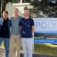 3 neue Kollegen - Firmeninhaber Jonathan Welz (2.v.re.) begrüßt (v.li.) Khalid Khan, Vrai Bhatt und Azubi Daniel Kashyrin. Herzlich Willkommen im Team POLYMOLD!