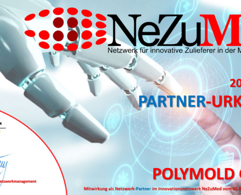 POLYMOLD ist Netzwerk-Partner im Innovationsnetzwerk "NeZuMed" für innovative Zulieferer in der Medizintechnik & Aussteller beim Kooperationskongress 2025 von Senetics.