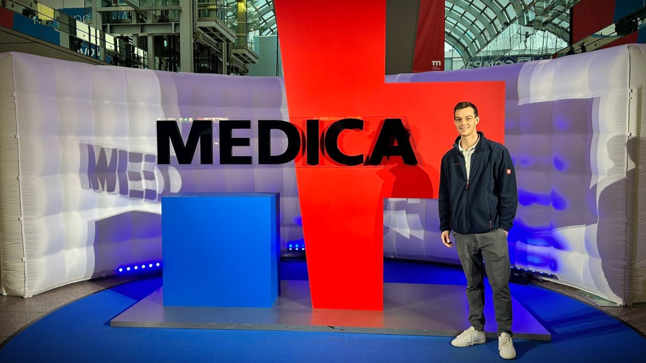 Medizintechnik von Morgen - zu erleben auf der MEDICA 2025 + COMPAMED 2025 | Für POLYMOLD auf den beiden Messen in Düsseldorf: Key Account Manager Tobias Steidl