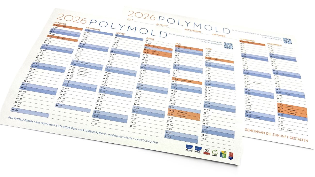 POLYMOLD Kalender 2026