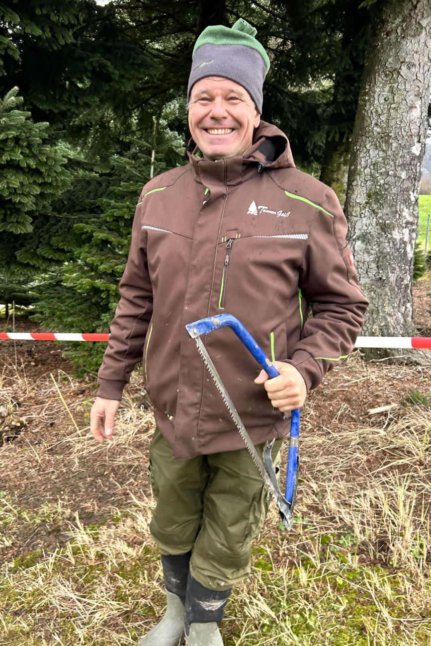 Mehr zu 25 Jahre Firmengeschichte Freundlicher Empfang bei Tannen Geiß in Hohenbrand vom Chef persönlich