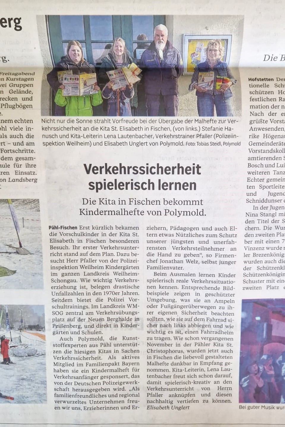 Landsberger Tagblatt - 25.02.2026 Verkehrssicherheit spielerisch lernen Landsberger Tagblatt - 25.02.2026 Verkehrssicherheit spielerisch lernen