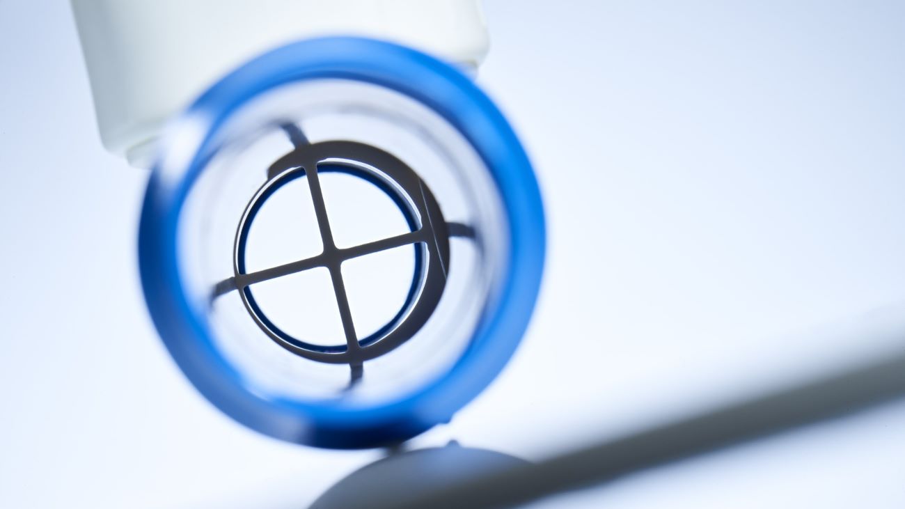 Medizintechnik-Detail einer Kunststoffbaugruppe