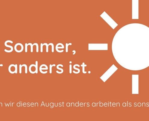 Dieser Sommer ist anders: Erstmalig machen wir bei POLYMOLD keinen Betriebsurlaub im August. Wir sind durchgehend für Sie da - auch während der Ferienzeit!