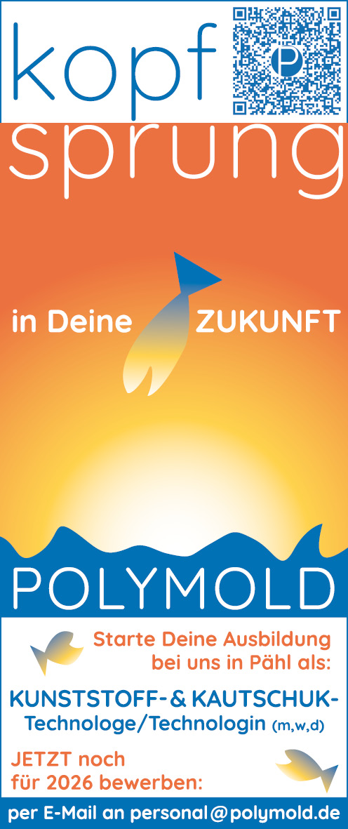 Deine Ausbildung bei POLYMOLD als Kunststoff- und Kautschuktechnologe (m,w,d)